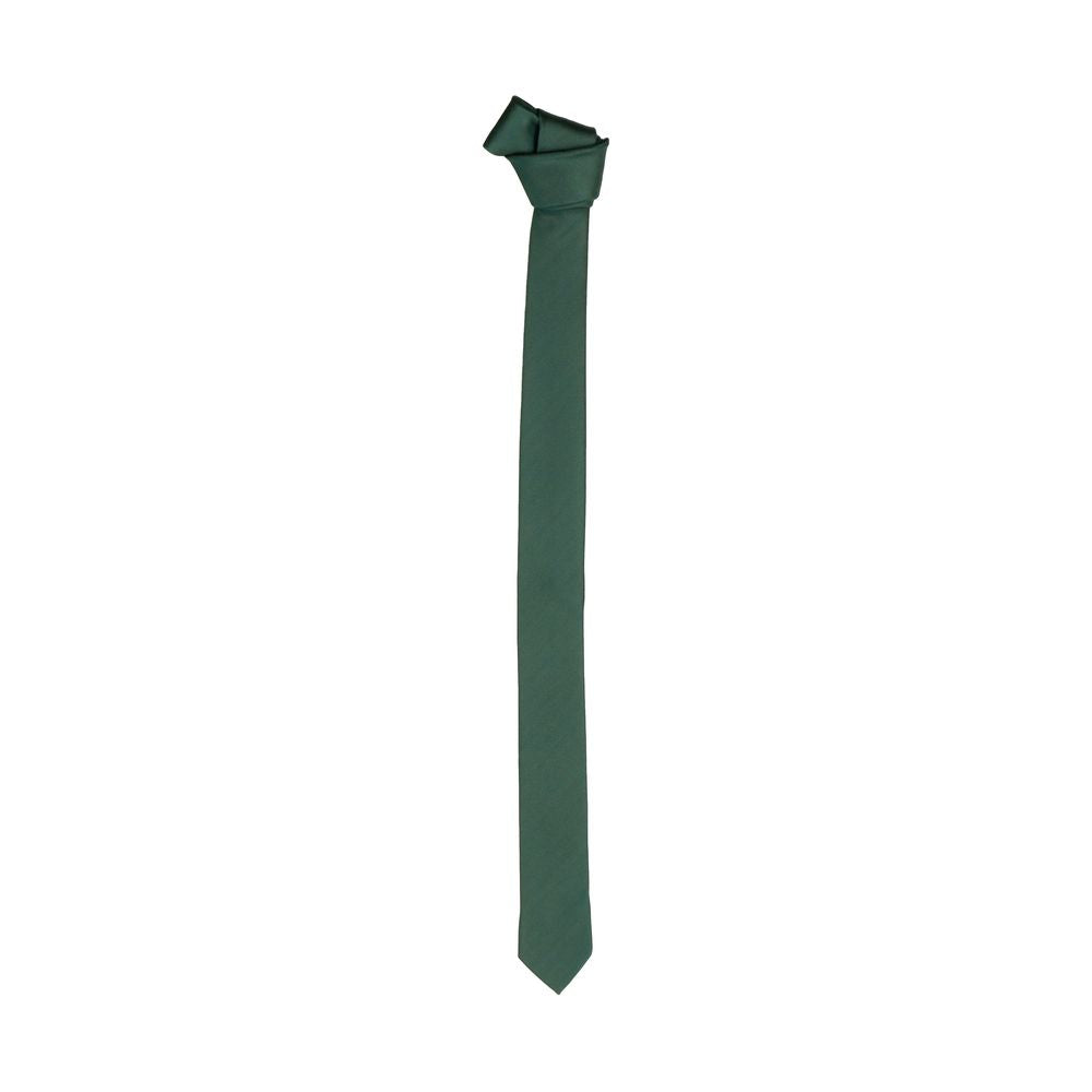 Elegante grüne Seidenkrawatte