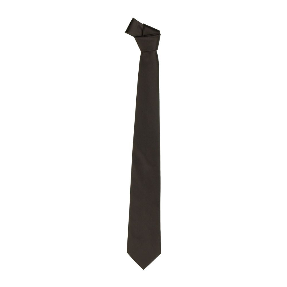 Elegante braune Seidenkrawatte - Unverzichtbar für den klassischen Gentleman