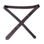 Purple 100% Silk Polka Dot Adjustable Men's Tie