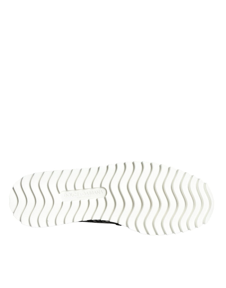 Schwarz Weiß Weaved Slip On Männer Loafers Schuhe