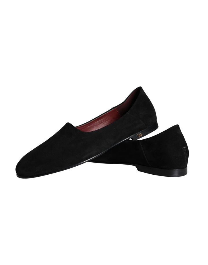 Schwarz Wildleder Loafers Formal Slip On Schuhe