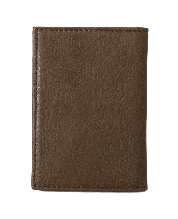 Braunes Leder Bifold Wallet