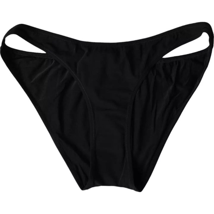 Schwarze Nylon Bademode Beachwear Bottom Bikini
