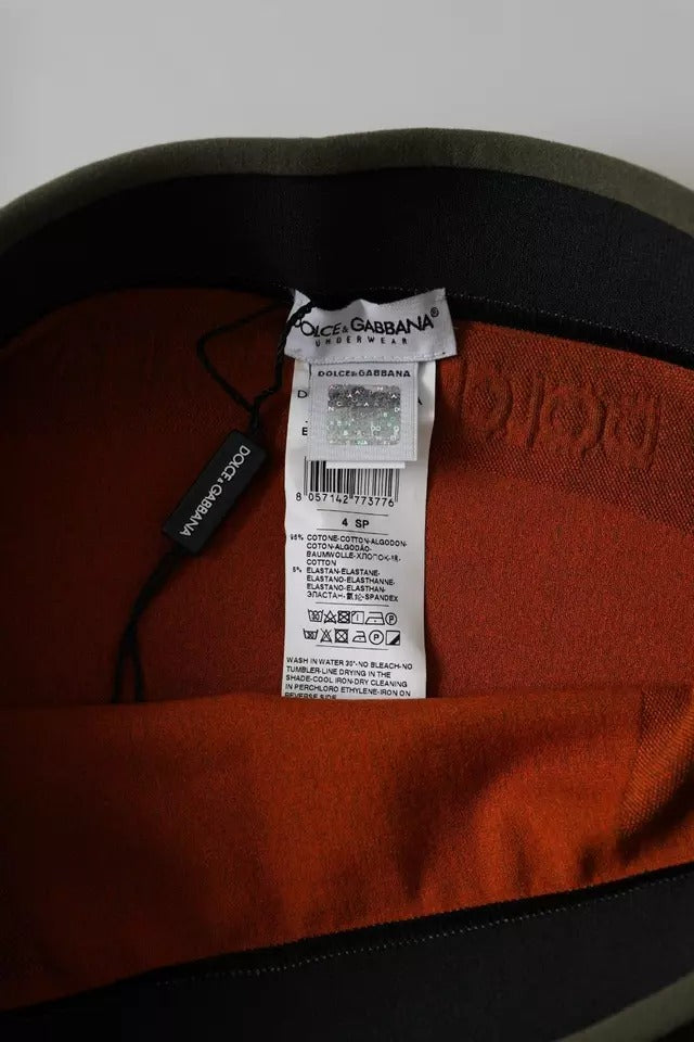 Braune Baumwoll-Stretch-Boxershorts Unterwäsche