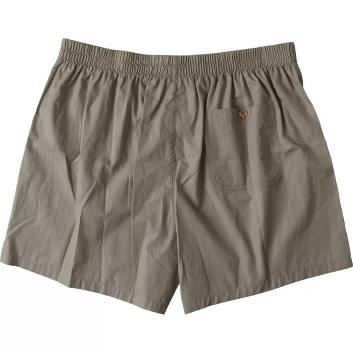 Brown Cotton Regular Boxershorts Unterwäsche