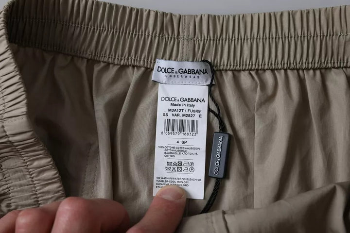 Brown Cotton Regular Boxershorts Unterwäsche