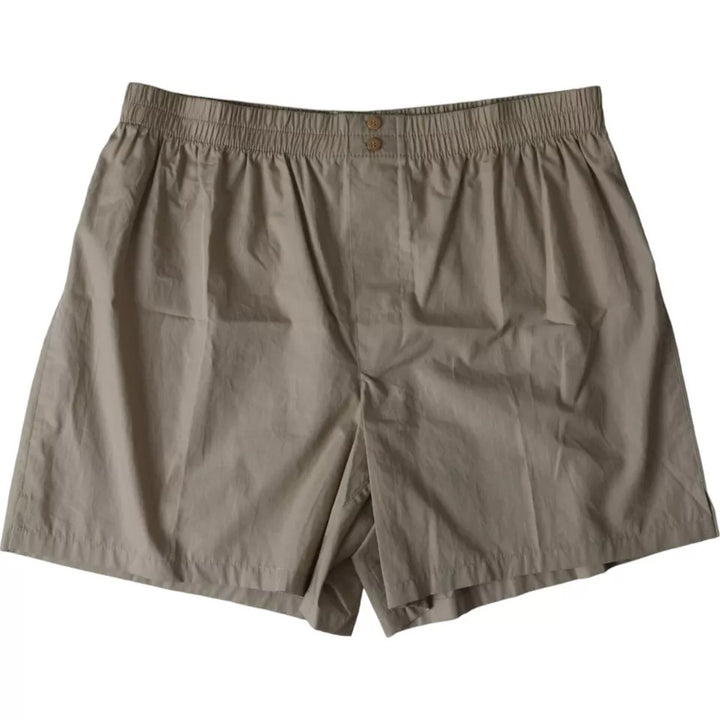 Brown Cotton Regular Boxershorts Unterwäsche