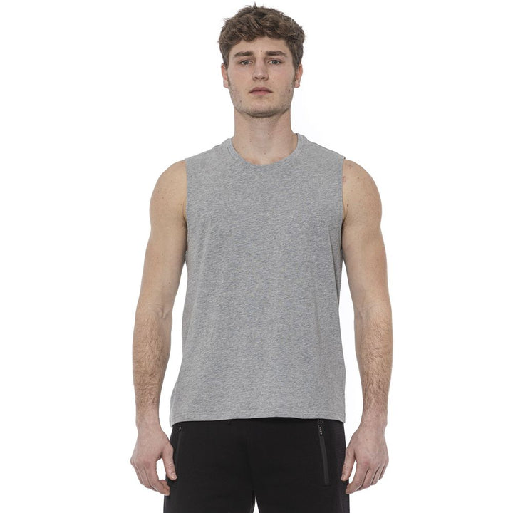 Graues Baumwolle Männer Tank Top