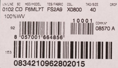 Graues gepunktetes Etuikleid aus Wolle