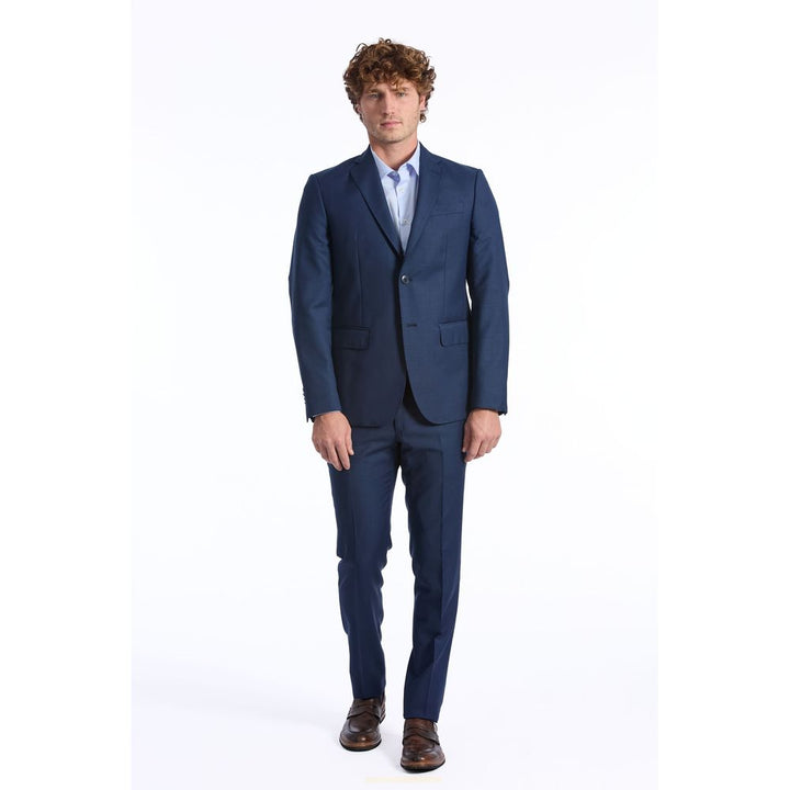 Blauer Wollblazer für Männer