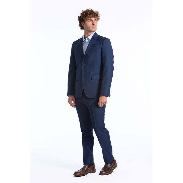 Blauer Wollblazer für Männer
