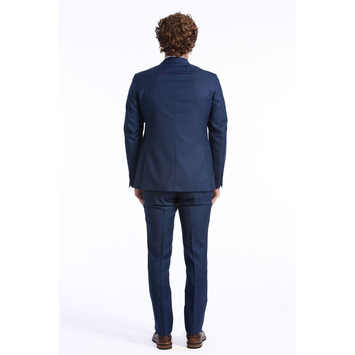 Blauer Wollblazer für Männer