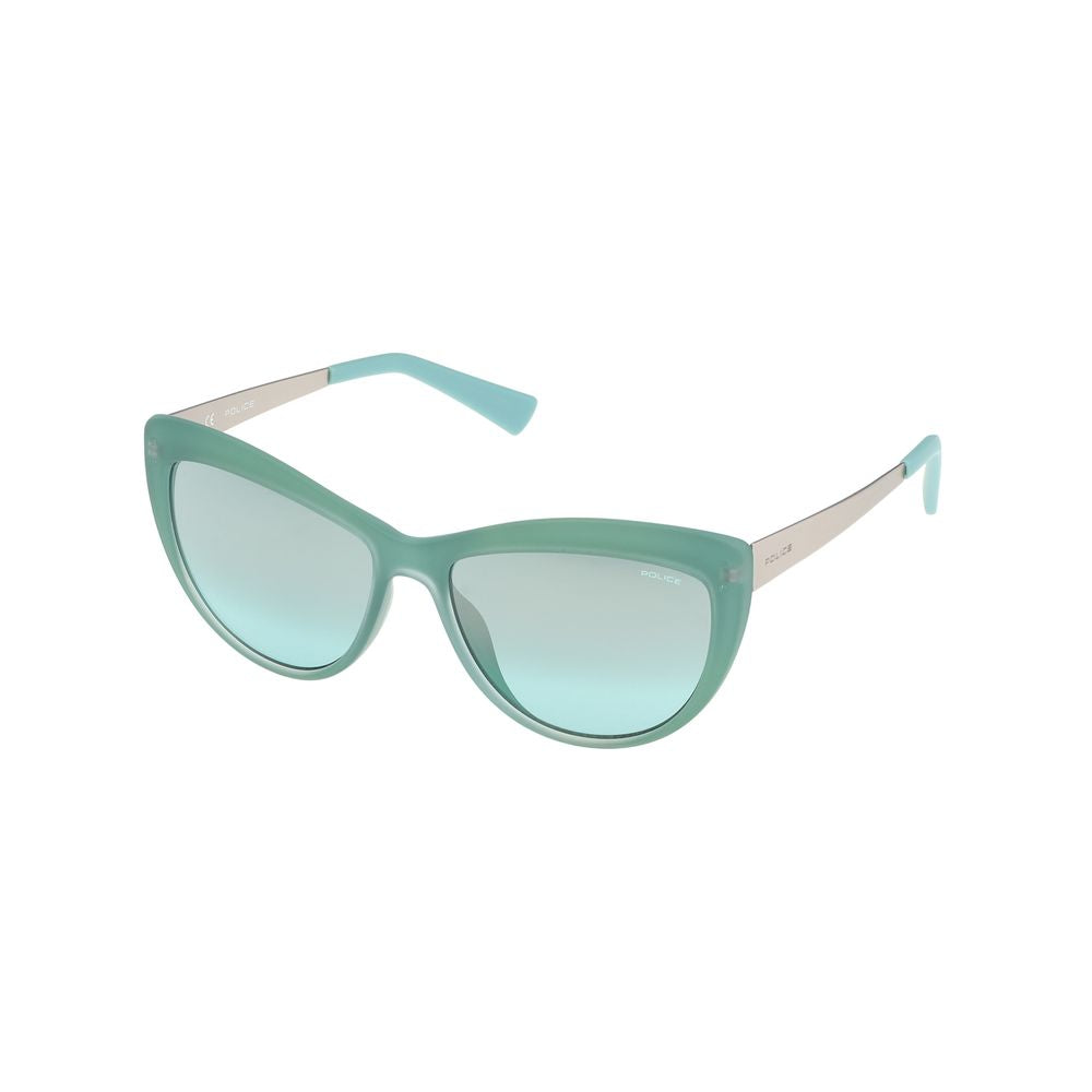 Grüne Metall-Sonnenbrille