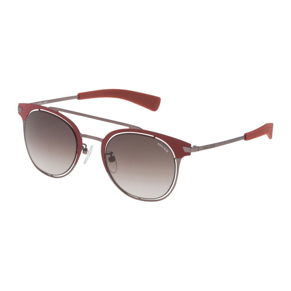 Rote Metall-Sonnenbrille