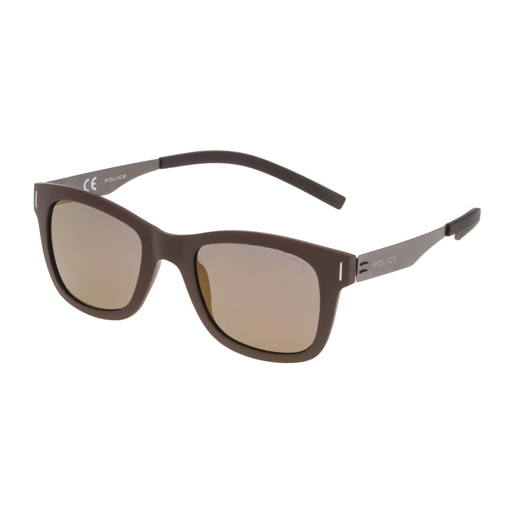 Braune Metall-Sonnenbrille