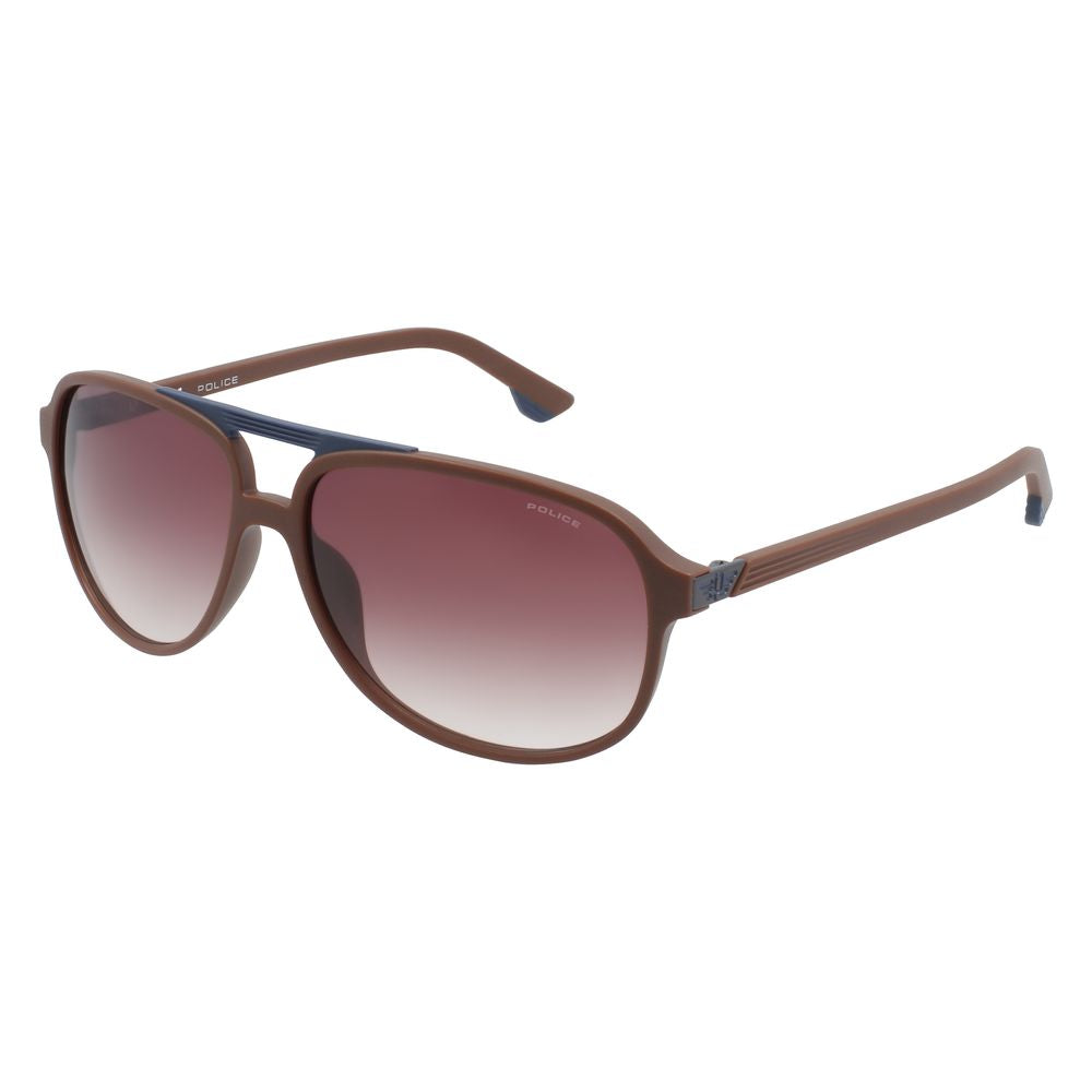 Braune kombinierte Sonnenbrille mit Spritzguss