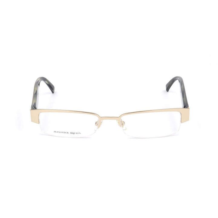 Gold-colored metal frames