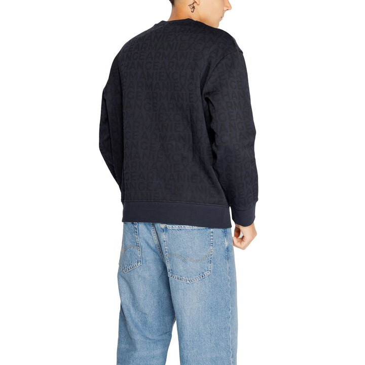 Blaues Baumwoll-Sweatshirt