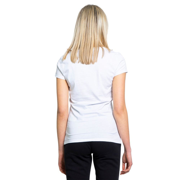 T-Shirt aus weißer Baumwolle