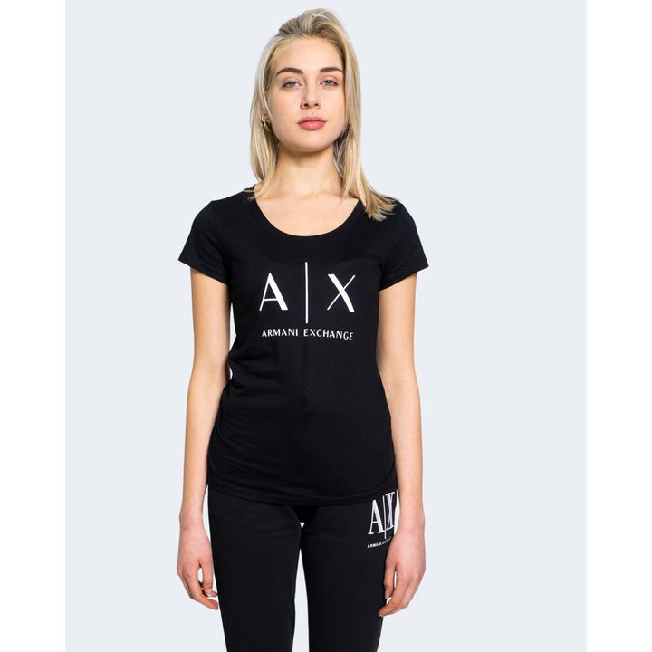 Schwarzes T-Shirt aus Baumwolle
