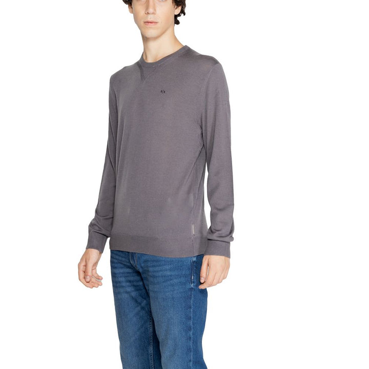 Grauer Woll-Sweatshirt