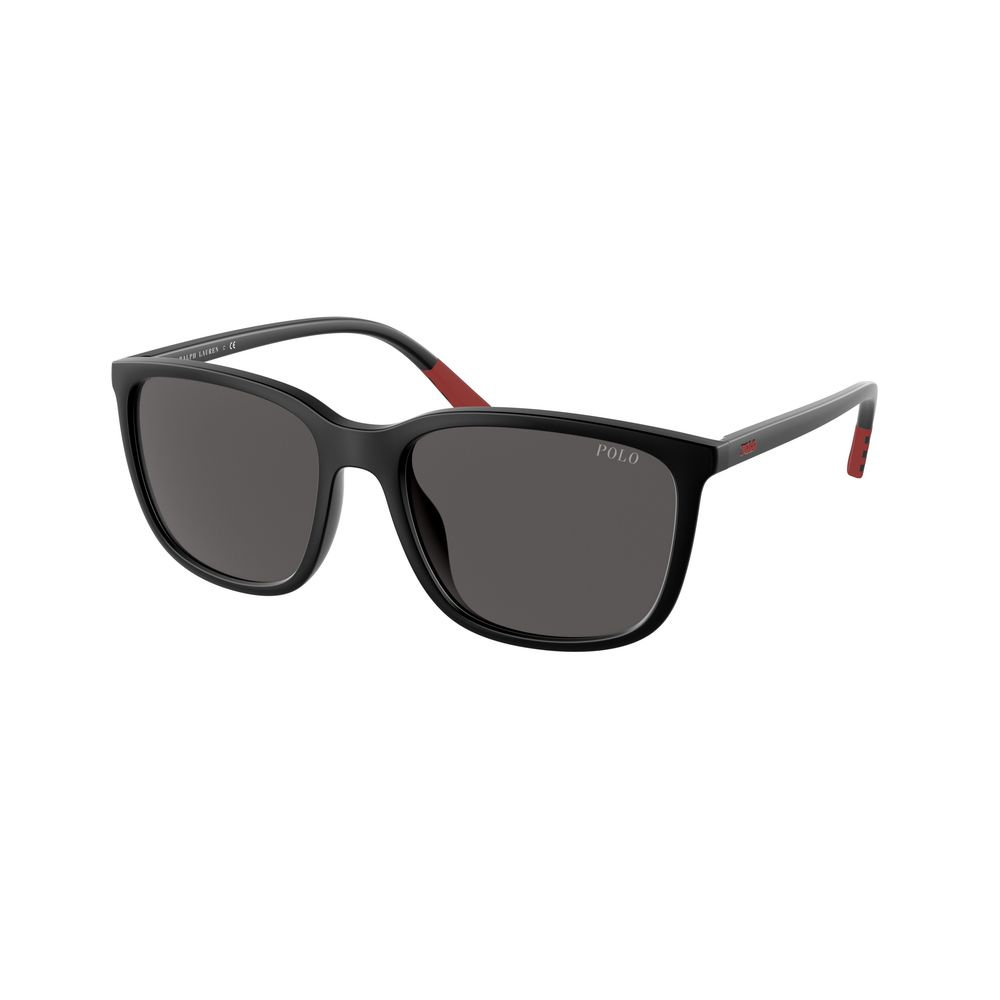 Schwarze Acetat-Sonnenbrille