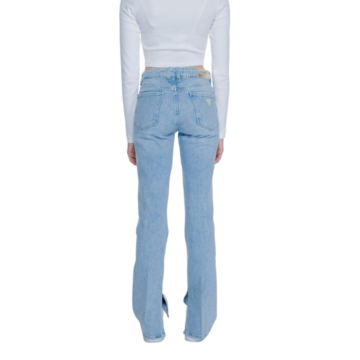 Hellblaue Baumwoll-Mom-Jeans