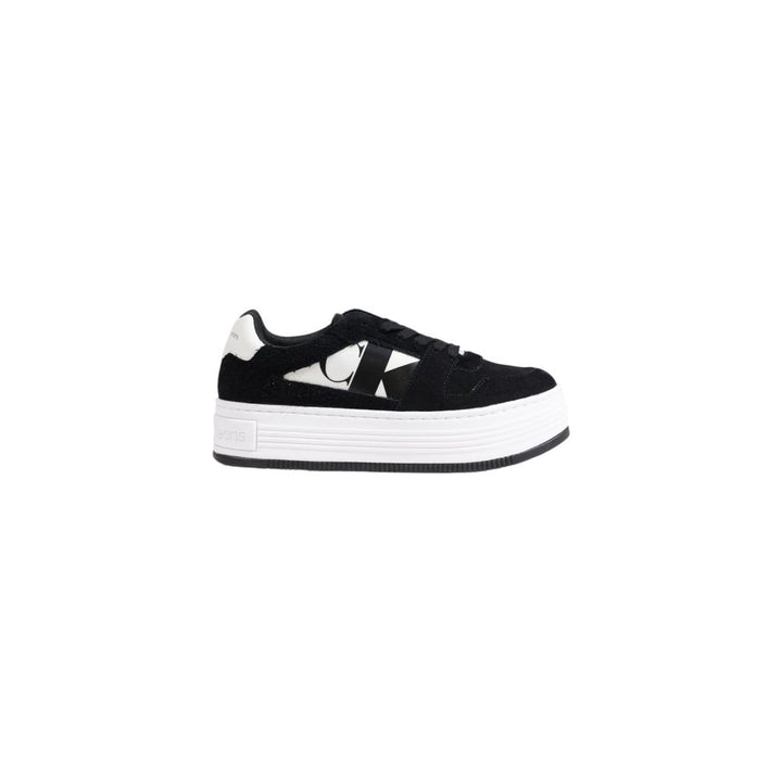 Schwarzer Leder-Sneaker