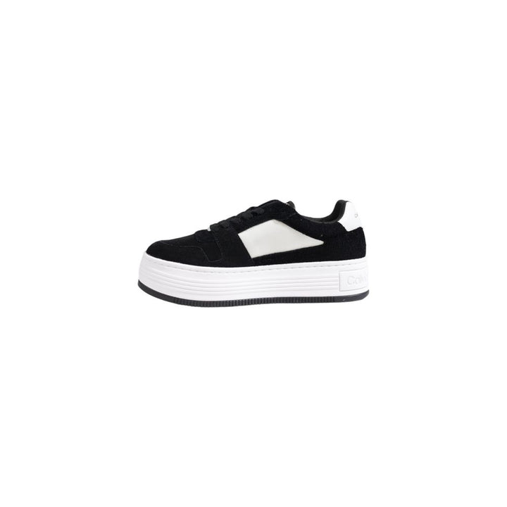 Schwarzer Leder-Sneaker