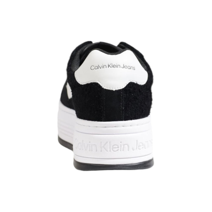 Schwarzer Leder-Sneaker