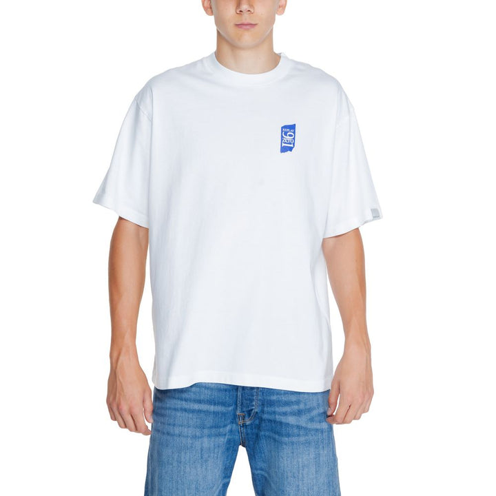 T-Shirt aus weißer Baumwolle