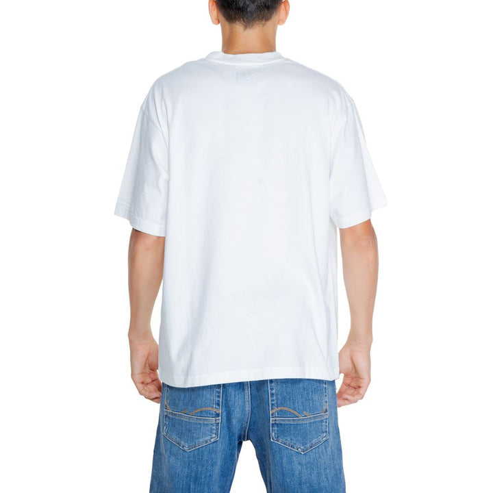 T-Shirt aus weißer Baumwolle