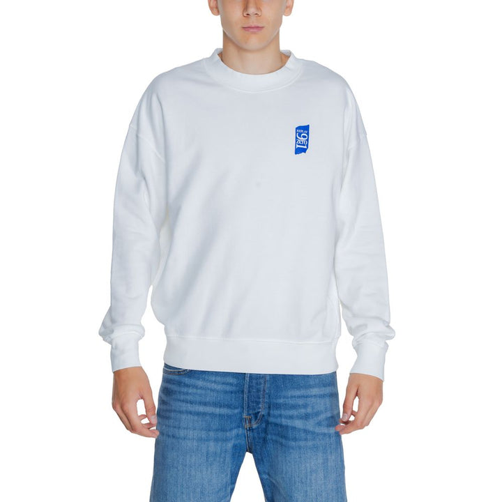 Weißes Baumwoll-Sweatshirt