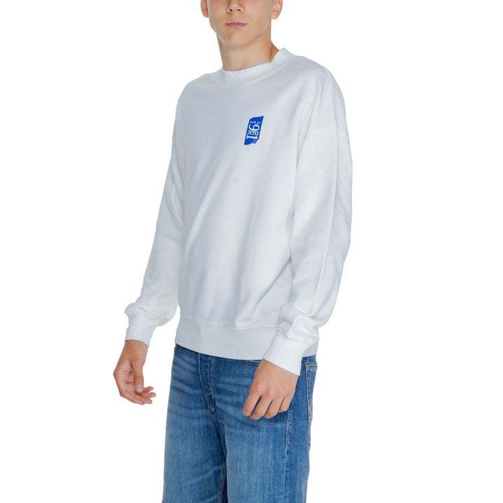 Weißes Baumwoll-Sweatshirt