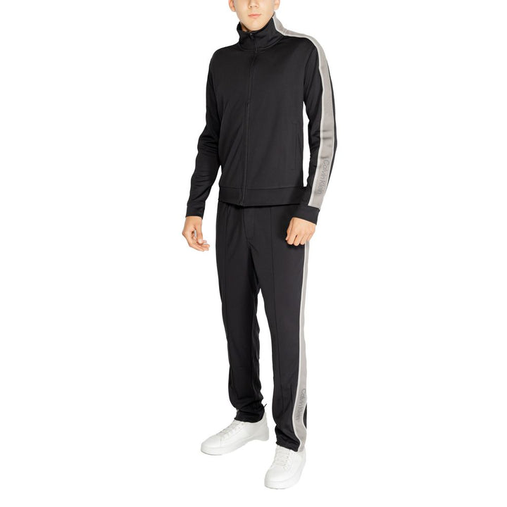 Schwarzes Sweatshirt aus recyceltem Polyester