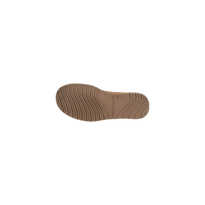 Brauner Wildleder-Pantoffel