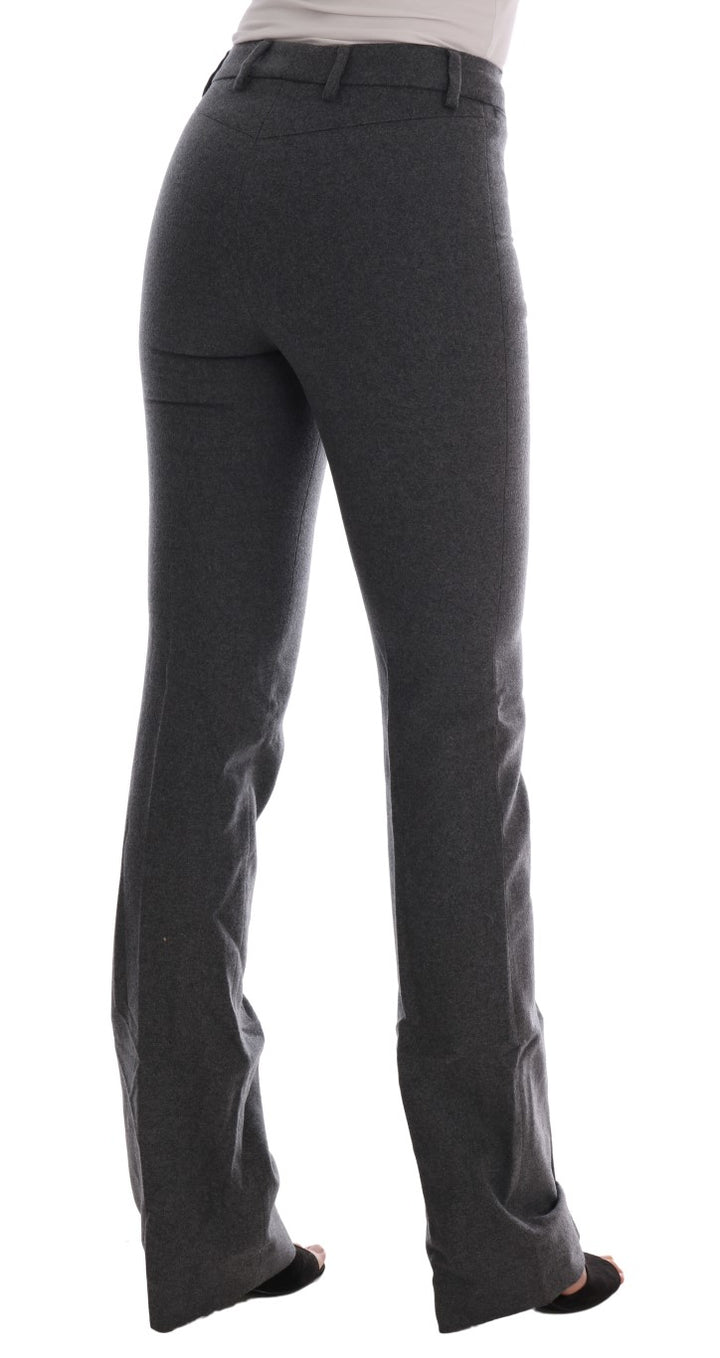 Chic grey formal trousers - refined elegance
