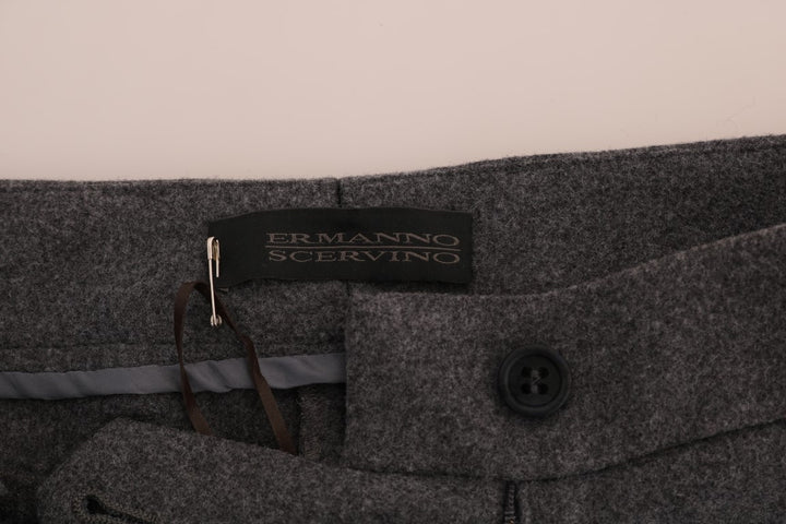 Chic grey formal trousers - refined elegance