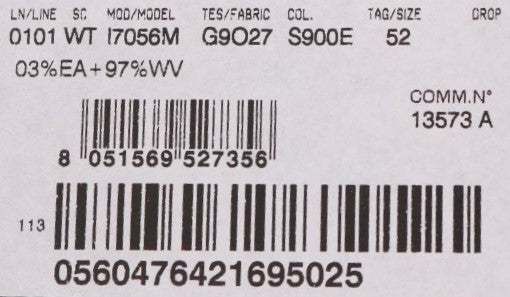 Elegant wool blend vest, grey striped