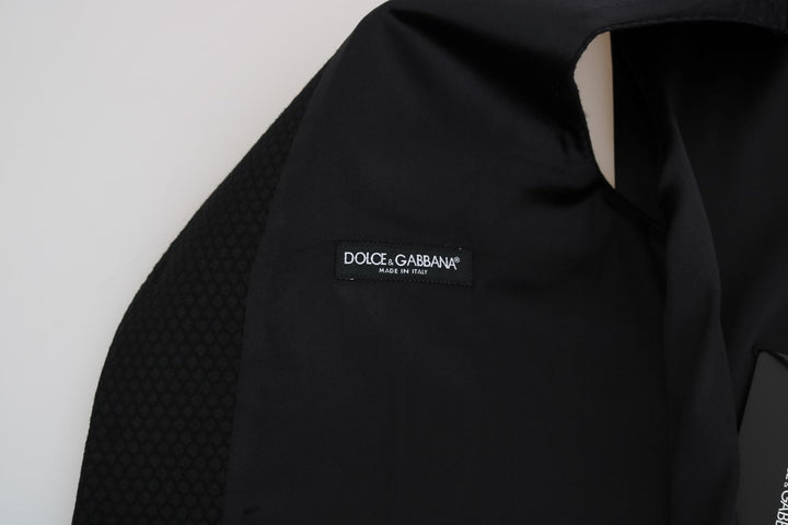 Schwarze Weste mit Polka-Dot-Muster
