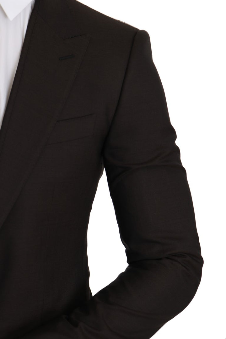 Braun Wolle SICILIA Jacke Mantel Blazer