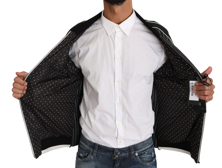 Schwarze DD58 SG62 Paillettenbesetzte Perlenjacke