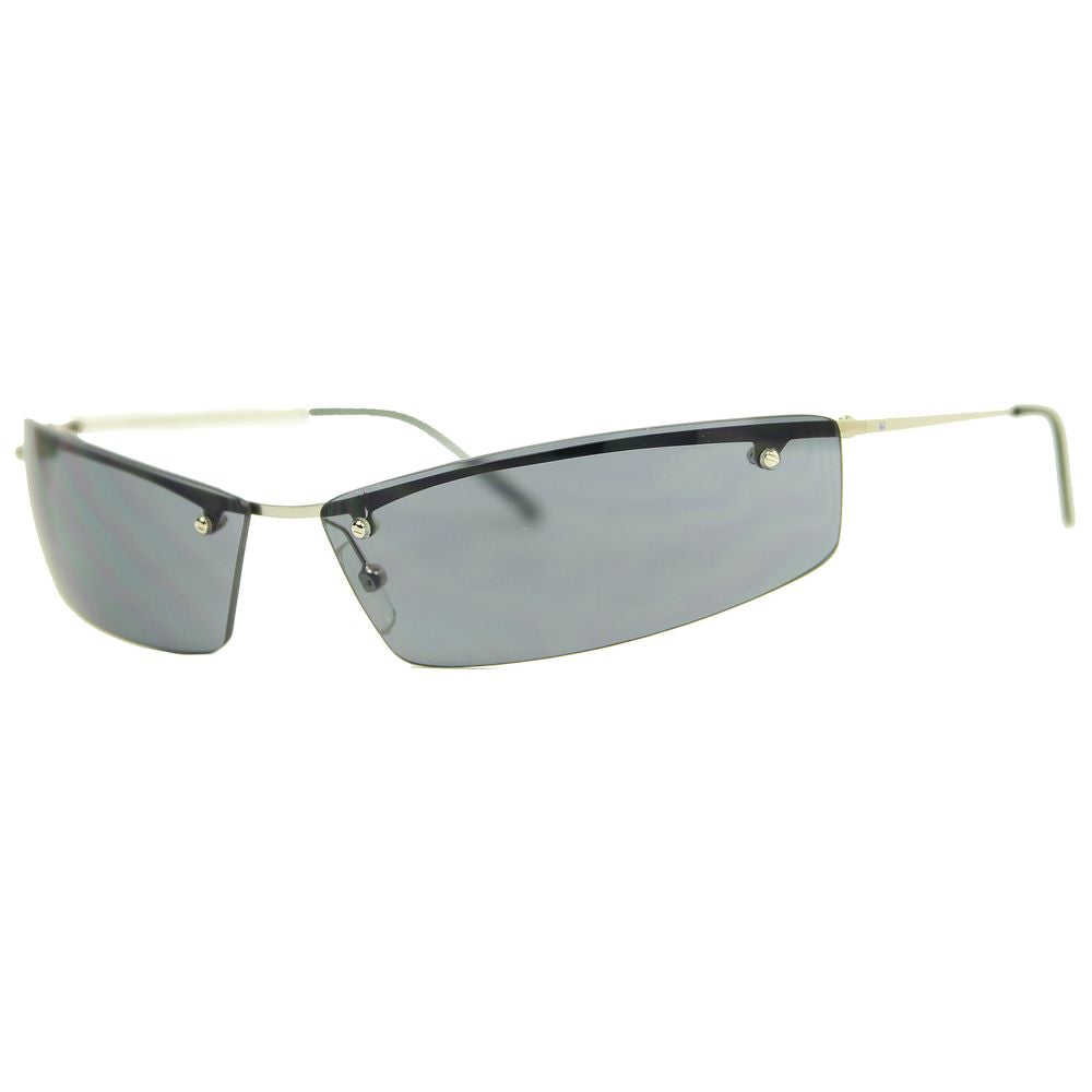 Silberne Metall-Sonnenbrille