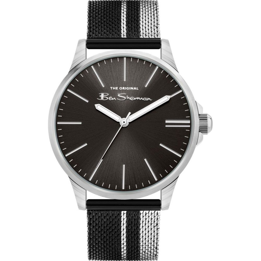 Black stainless steel watch