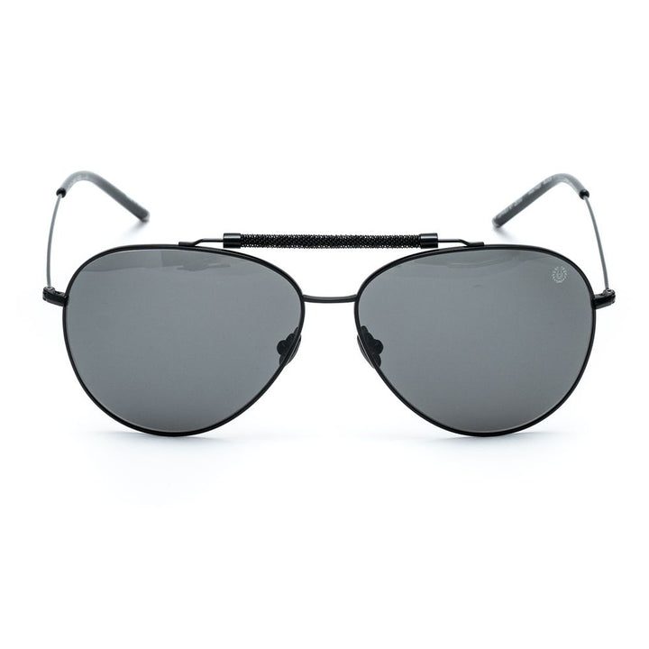 Schwarze Titan-Sonnenbrille