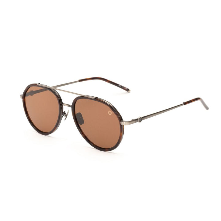 Braune Titan-Sonnenbrille