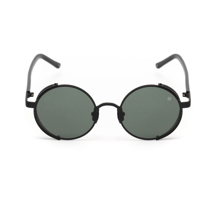 Schwarze Acetat-Sonnenbrille