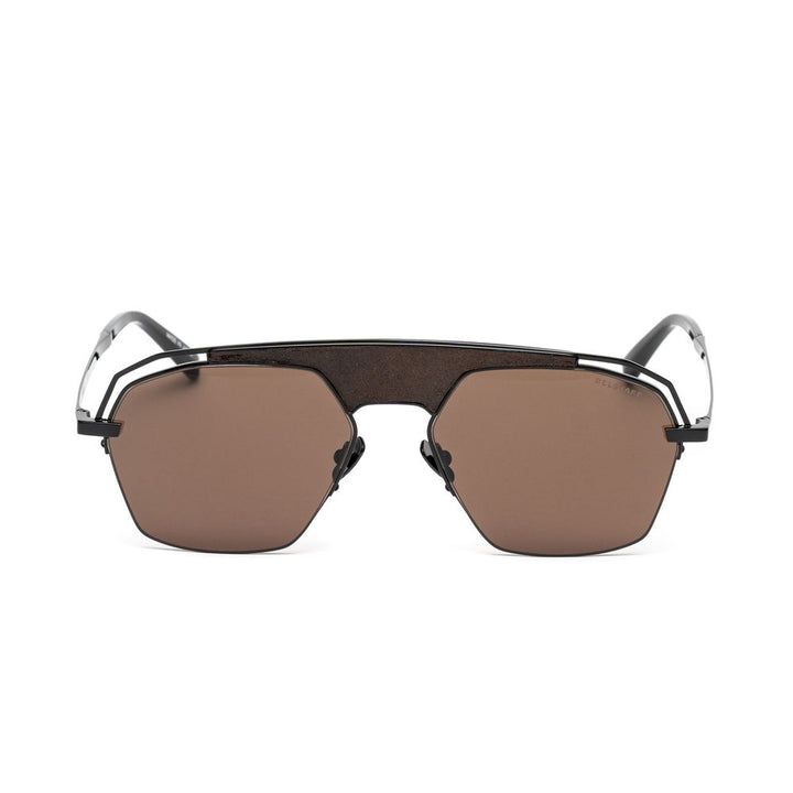 Braune Titan-Sonnenbrille
