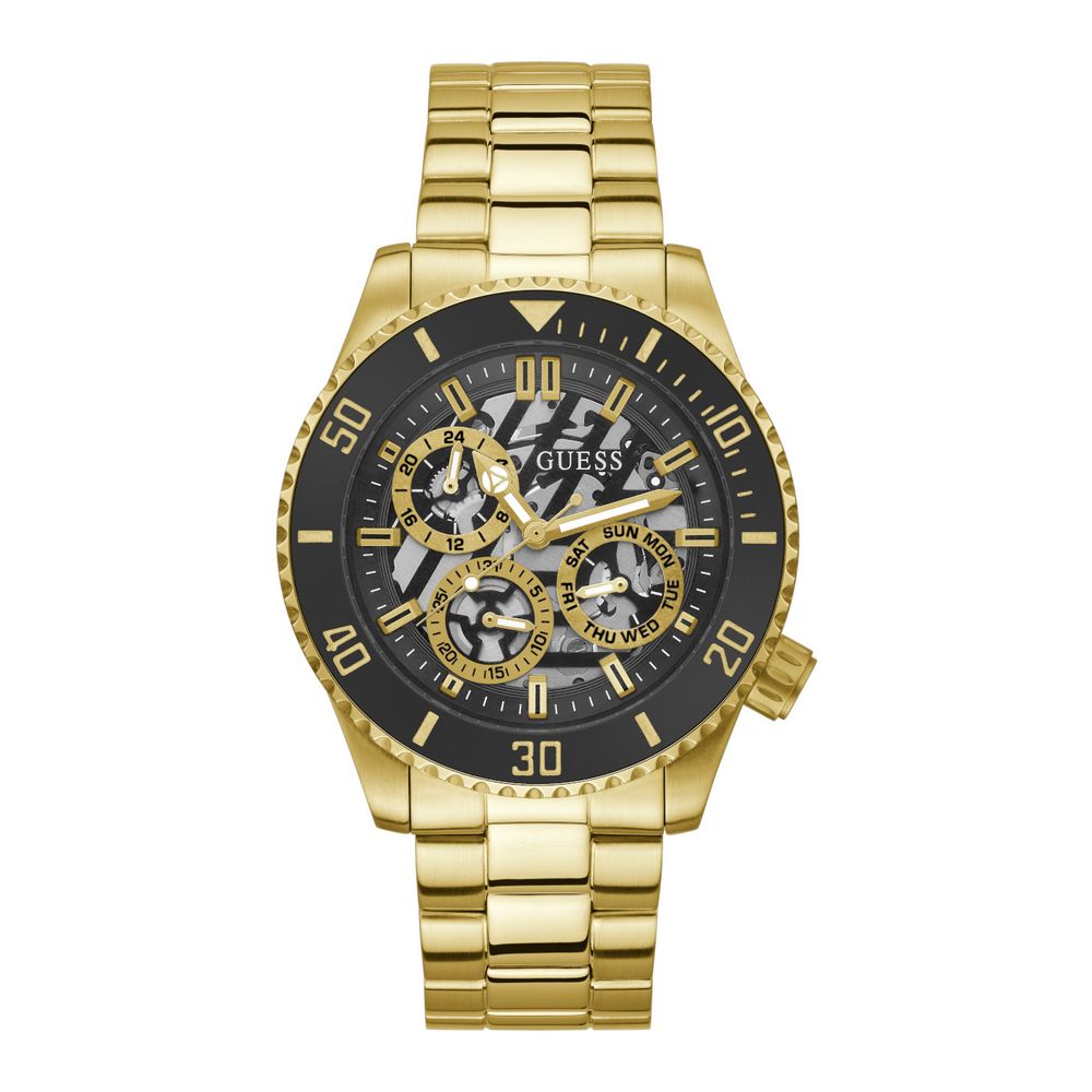 Gold-Stahl-Uhr