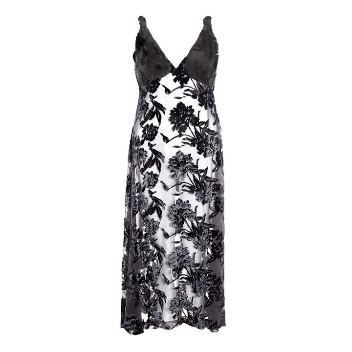 Elegantes Schwarzes Viskosekleid